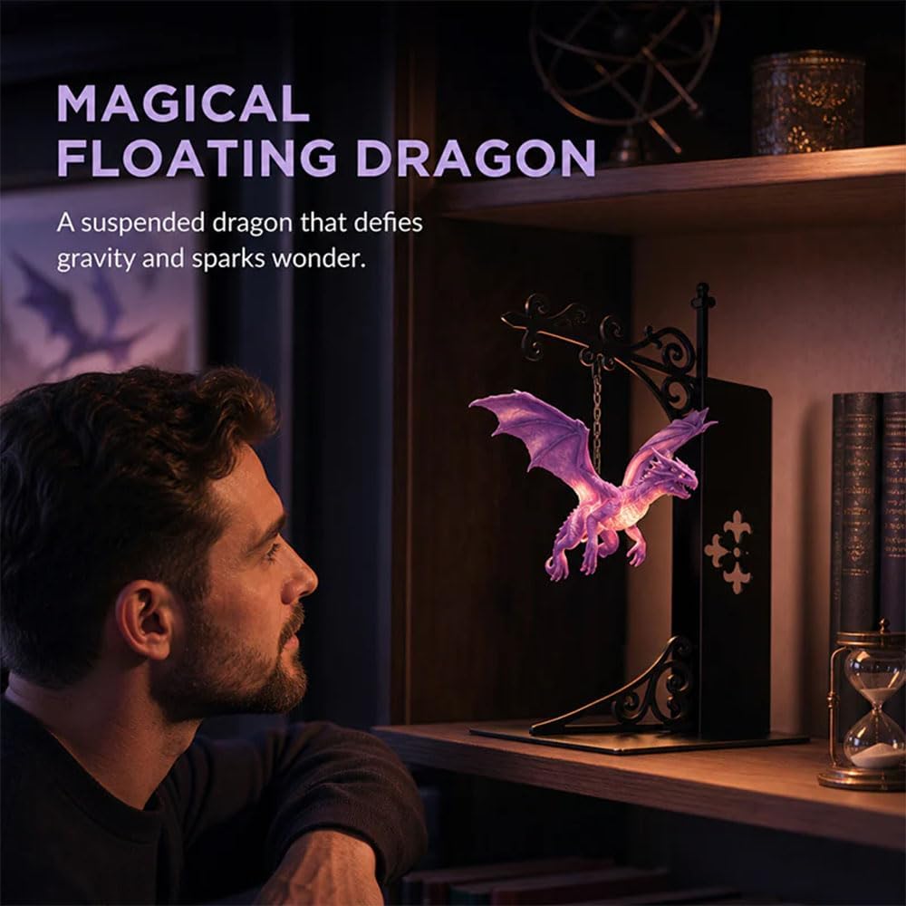 Floating Dragon Bookshelf Lamp - đánh giá và giá Bookshelf