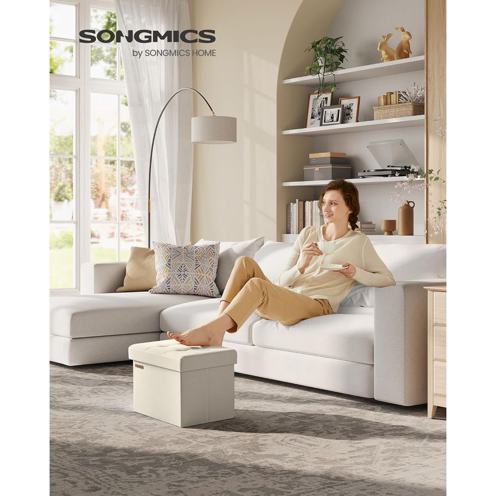Compact Storage Ottoman, Footr - đánh giá và giá Office Stool