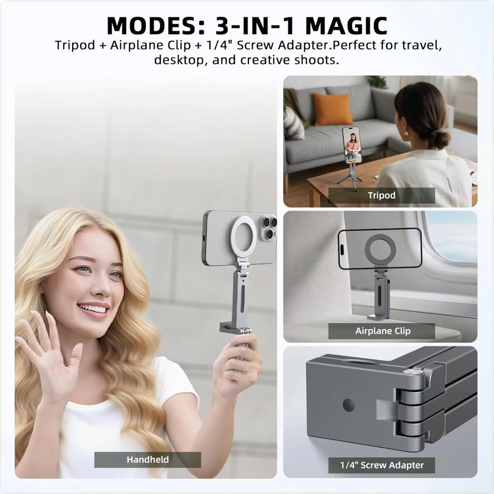 Magnetic Foldable Phone Tripod - đánh giá và giá Standing Desk