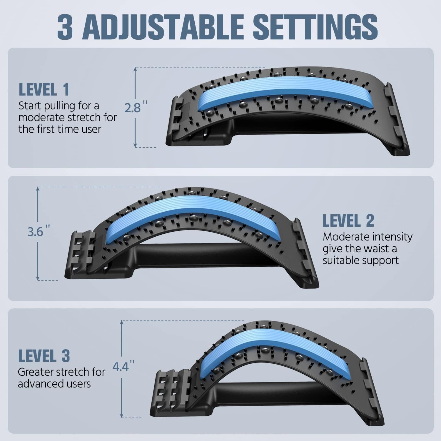 Multi-Level Back Stretching De - đánh giá và giá Office Stool
