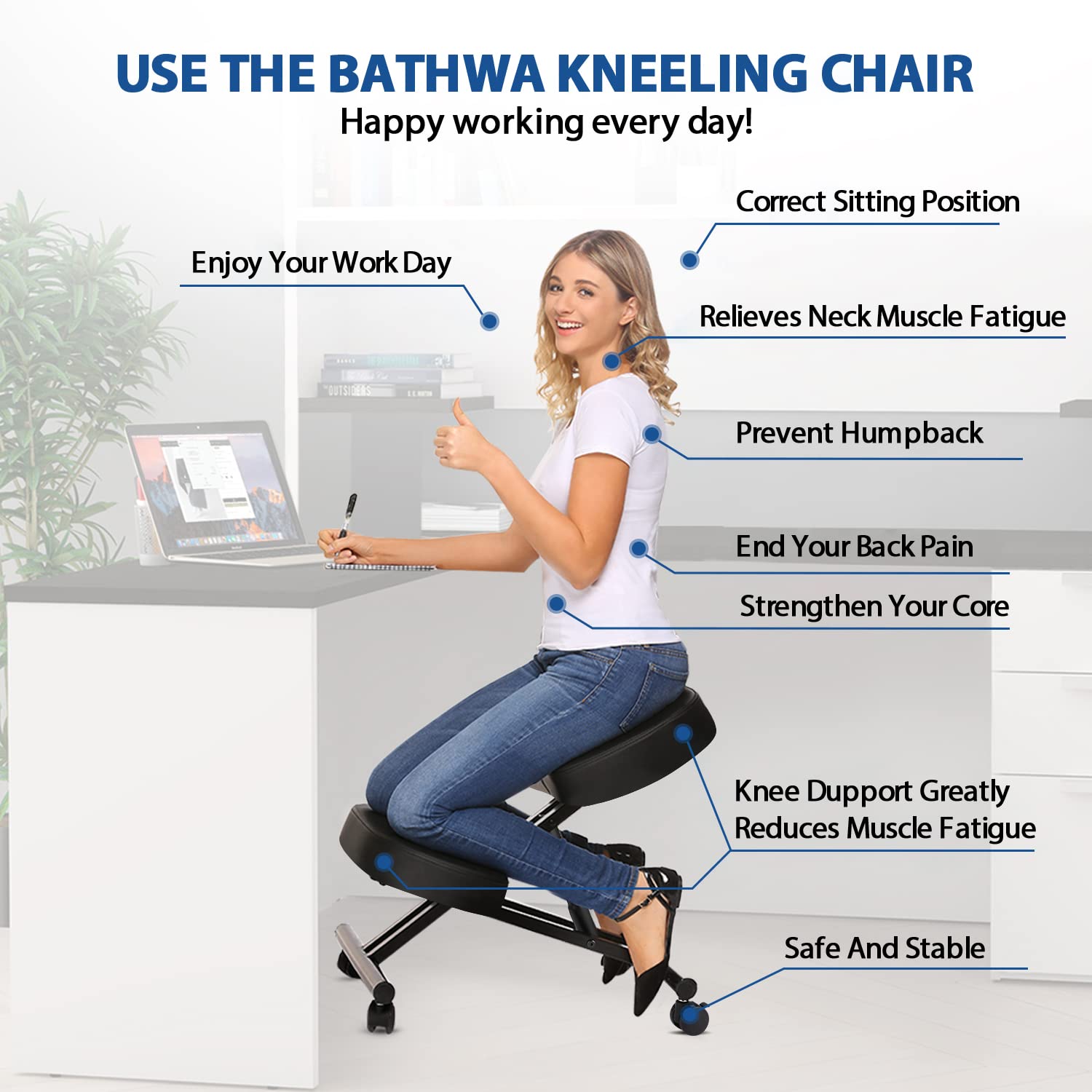 Kneeling Chair Ergonomic for O - đánh giá và giá Office Chair