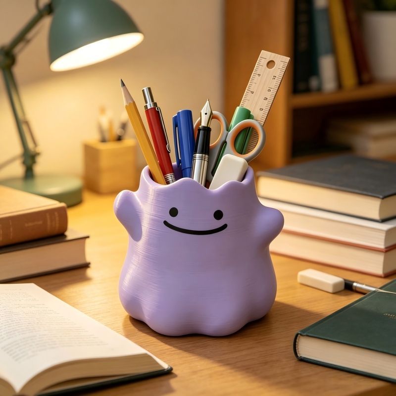 Cartoon Character Pen Holder C - đánh giá và giá Desk Organizer