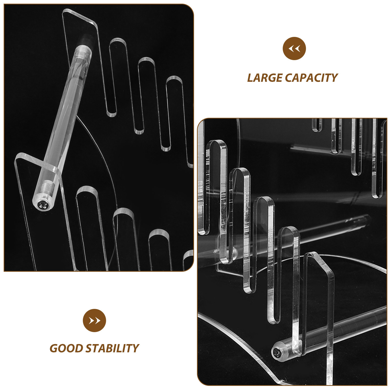 Tiered Acrylic Record Display  - đánh giá và giá Bookshelf
