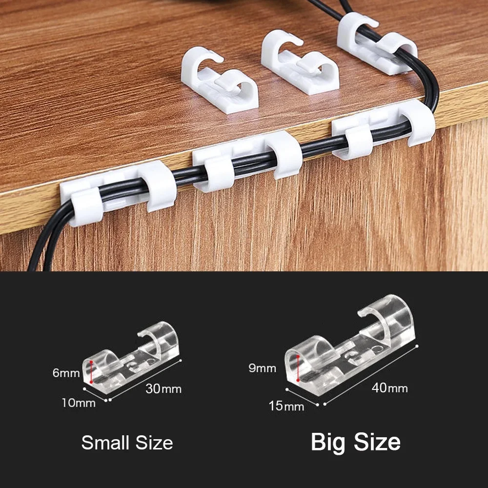 Cable Clips Organizer Drop Wir - đánh giá và giá Desk Organizer
