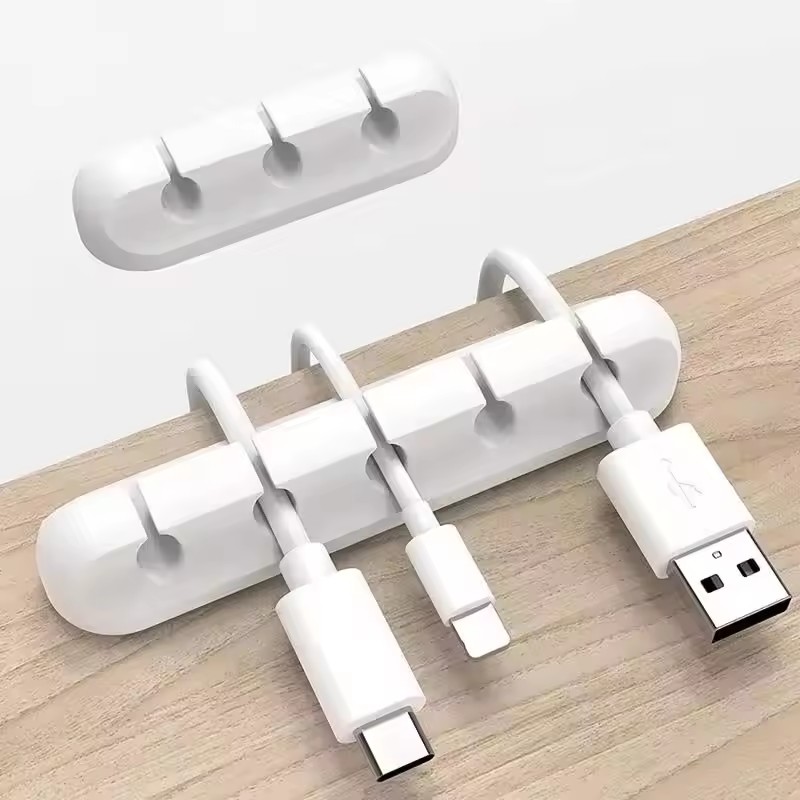 Silicone USB Cable Clip Winder - đánh giá và giá Desk Organizer