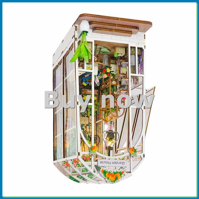 Book Nook Kit DIY Miniature Ho - đánh giá và giá Bookshelf