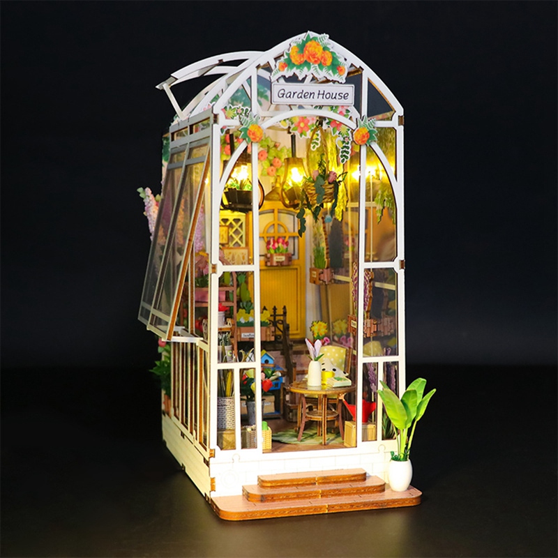 Book Nook Kit DIY Miniature Ho - đánh giá và giá Bookshelf