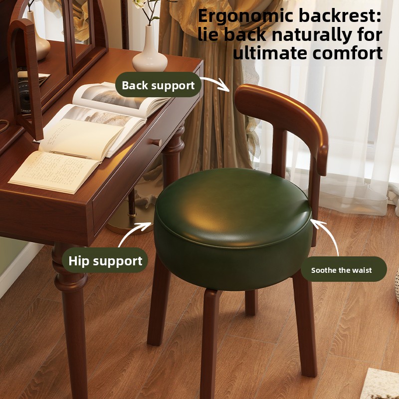 Solid wood rotating dressing c - đánh giá và giá Office Chair Cushion