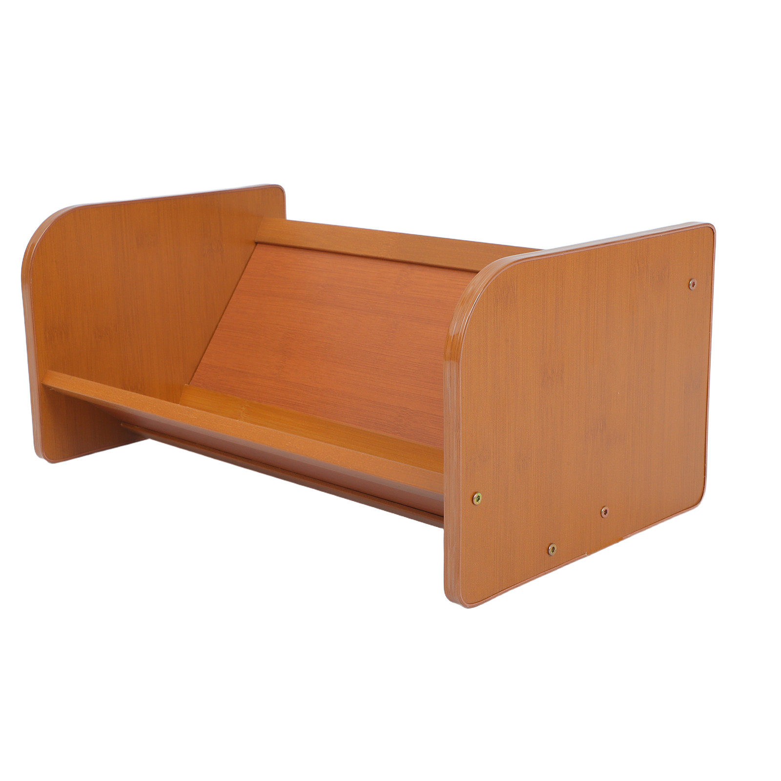 Bamboo Vinyl Record Holder Org - đánh giá và giá Desk Organizer