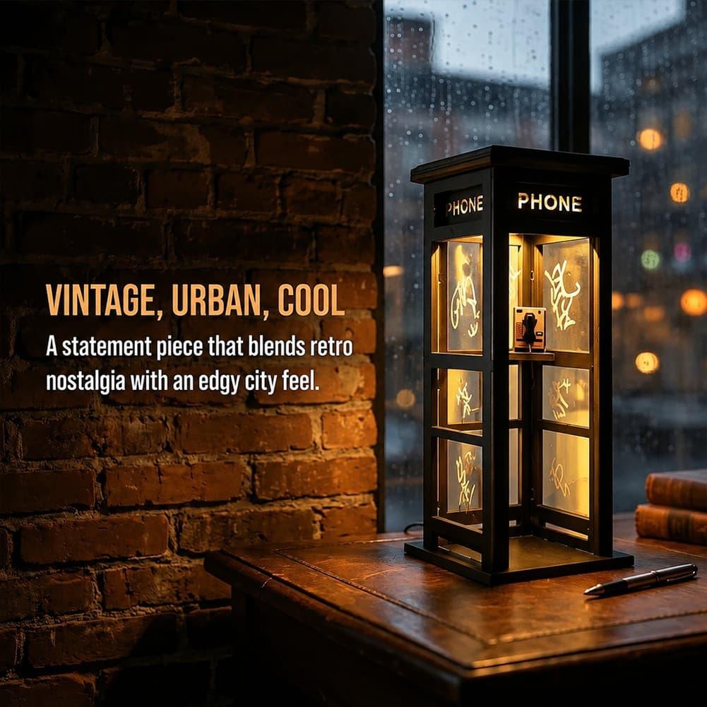 Retro Vintage Phone Booth Nigh - đánh giá và giá Office Furniture Brands