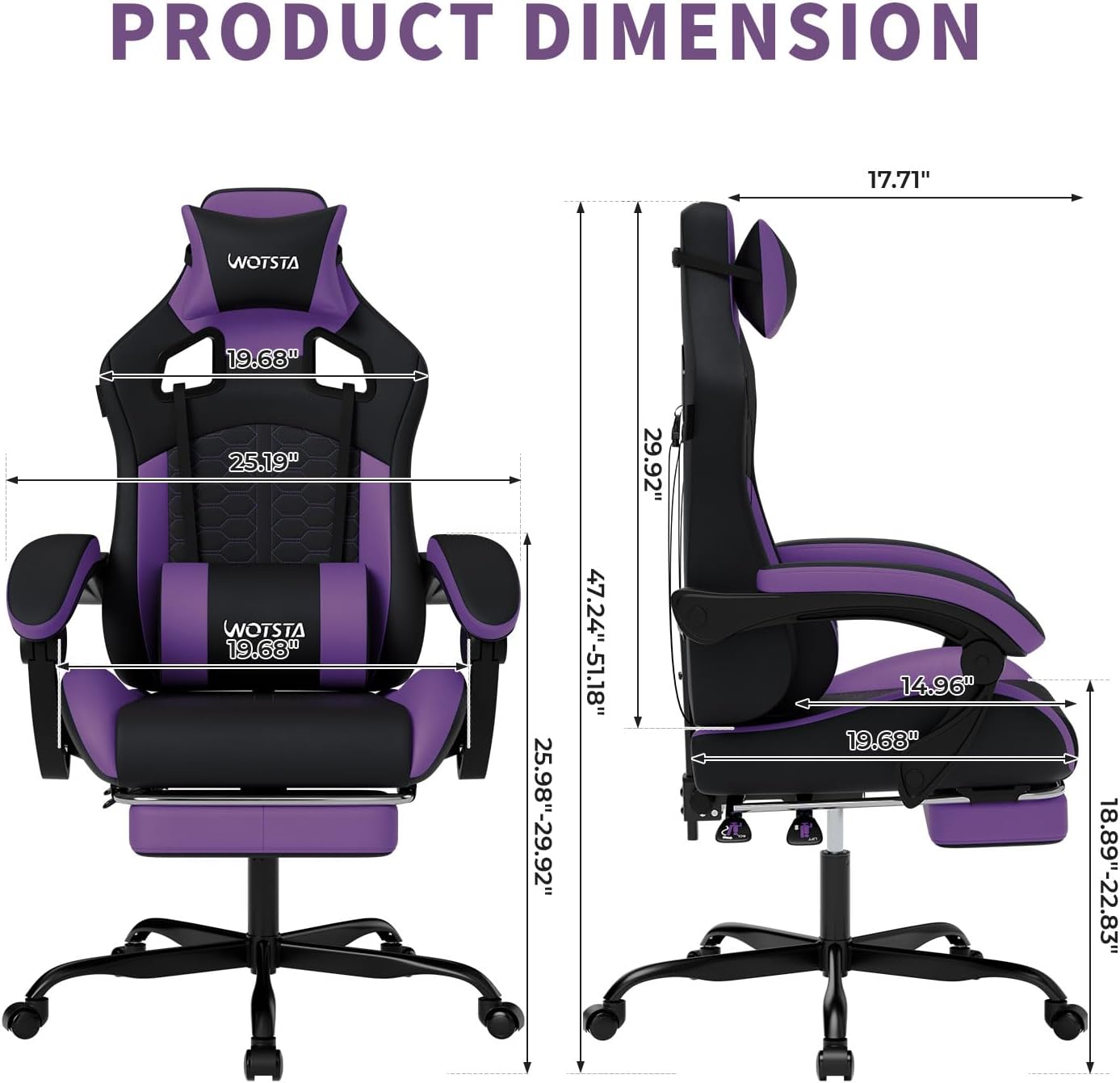 Gaming Chair with Massage,Ergo - đánh giá và giá Office Chair