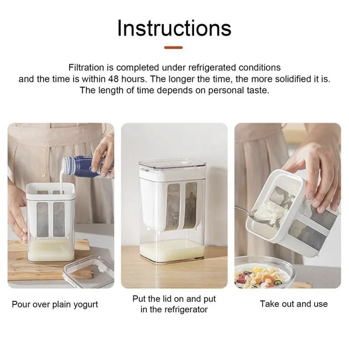 Yogurt Filter Food Strainer 11 - đánh giá và giá Partition Screen Divider